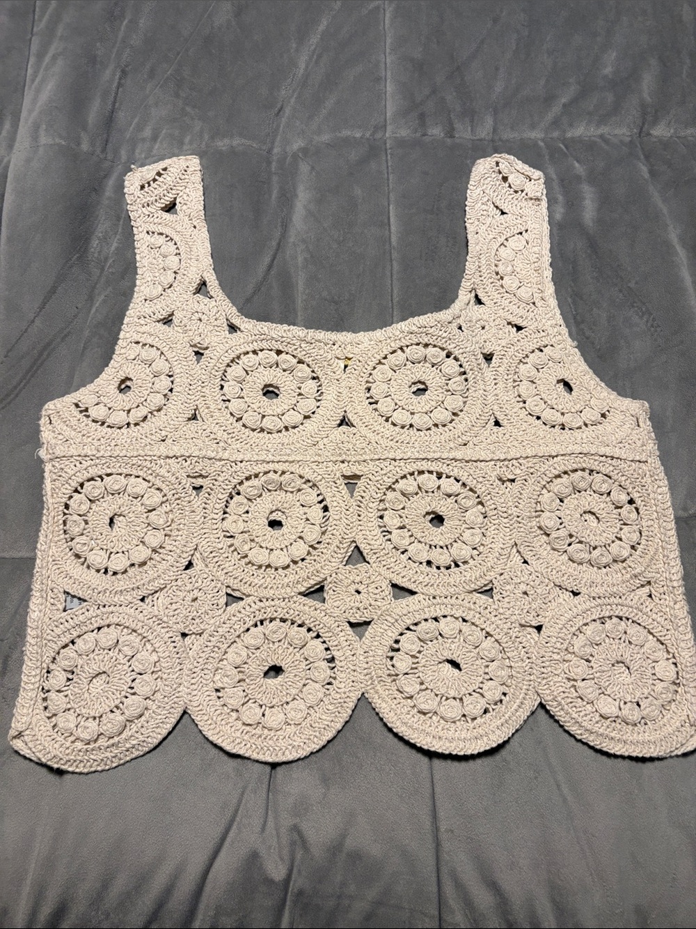 NWOT Crochet Tank Sz. XS